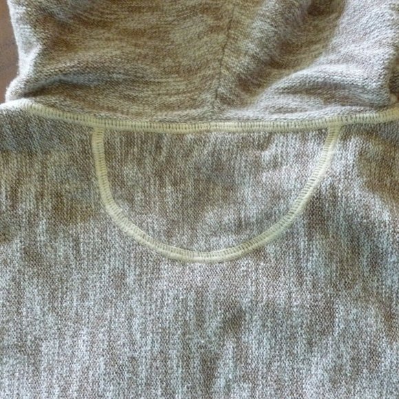 Eddie Bauer Womens Heathered Brown Hoodie Sweater size small - Picture 6 of 8